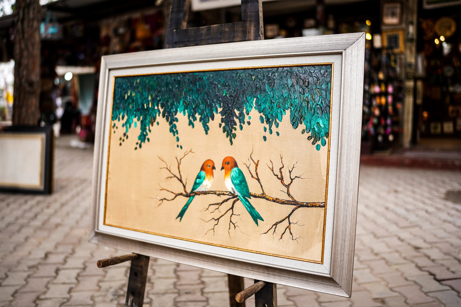 Hand-painted Birds Art