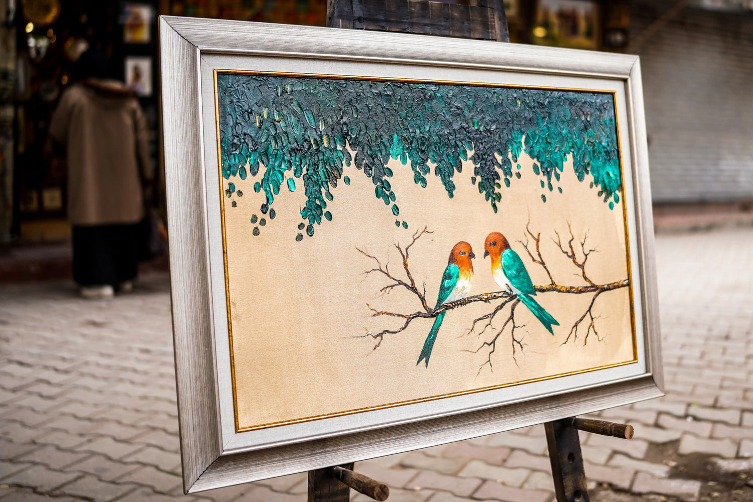 Hand-painted Birds Art