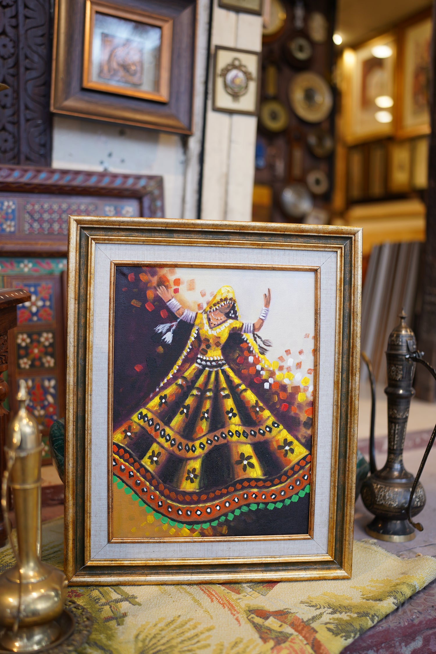 Golden Heritage Soloist. Hand-Painted Traditional Folk Art