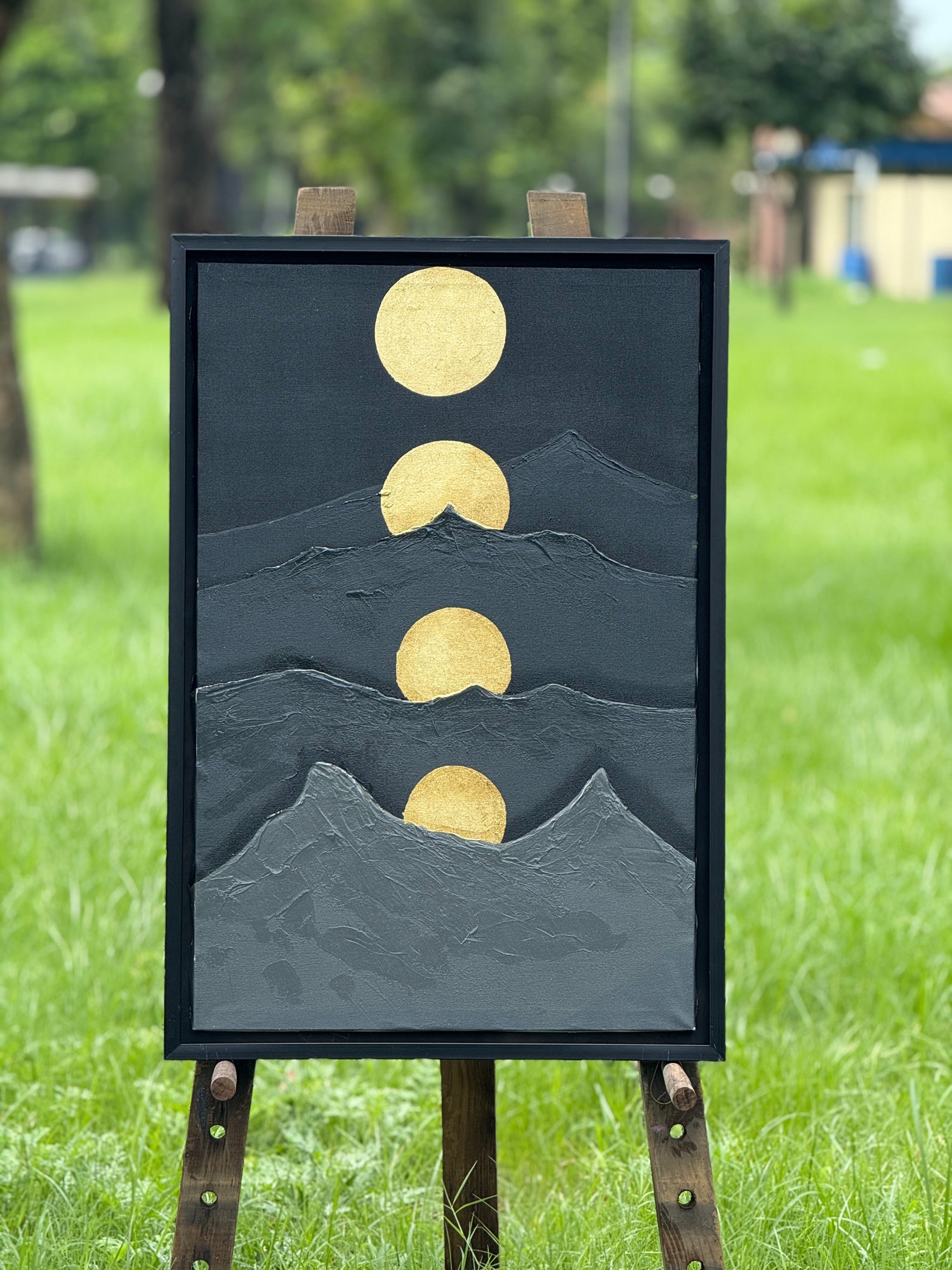 Divine Rhythm– Portrait Palette Painting by Professor's Gallery